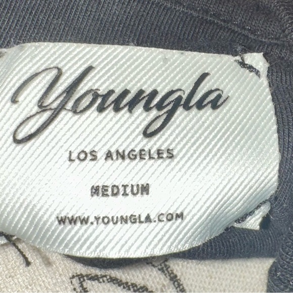 YoungLA Women's Classic Black Crop Top - Picture 3 of 3